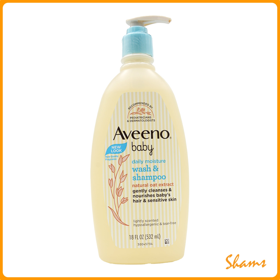 AVEENO BABY WASH & SHAMPOO 532ML